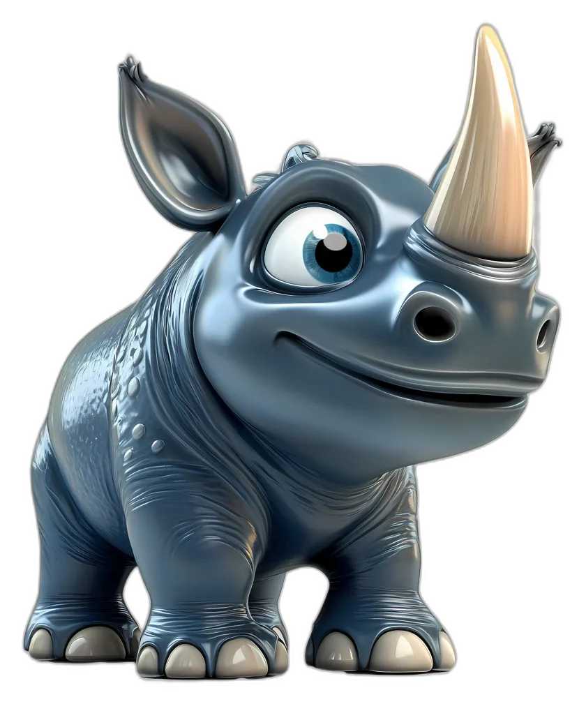 Cartoon Baby Rhino