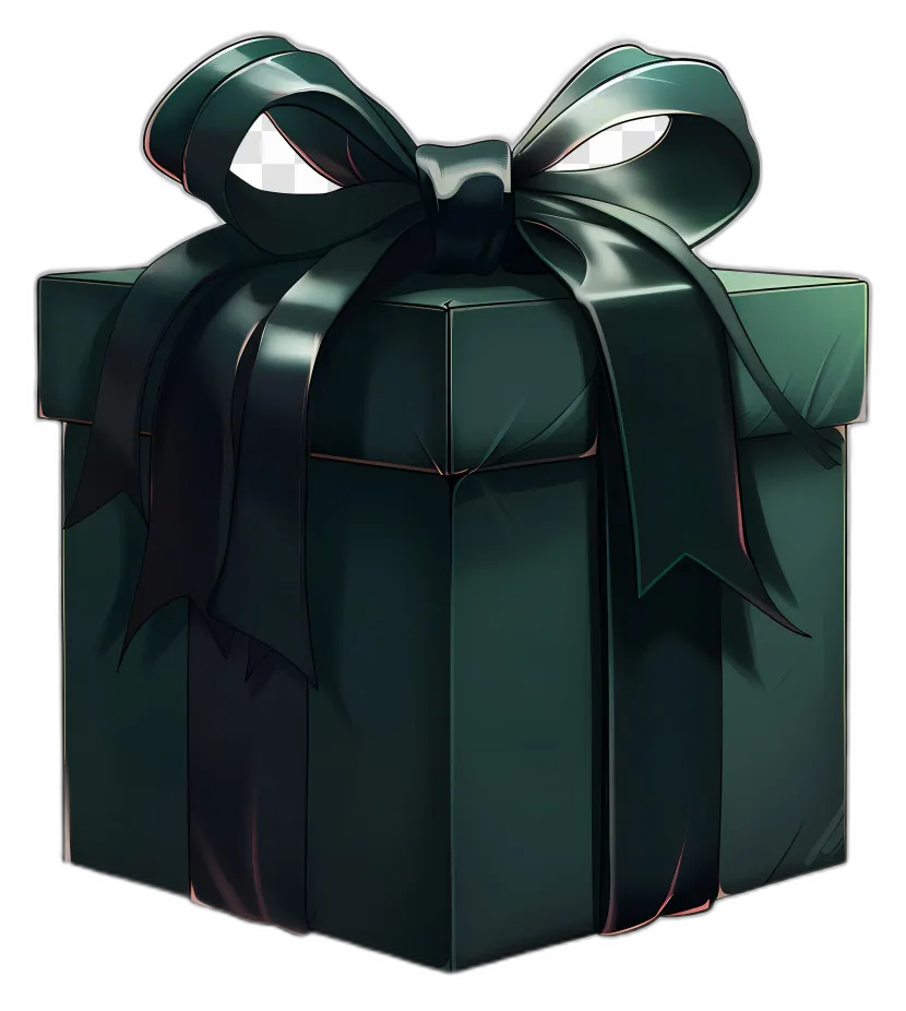 Elegant Dark Teal Gift Box