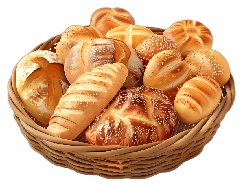 Bread Basket with Assorted Rolls