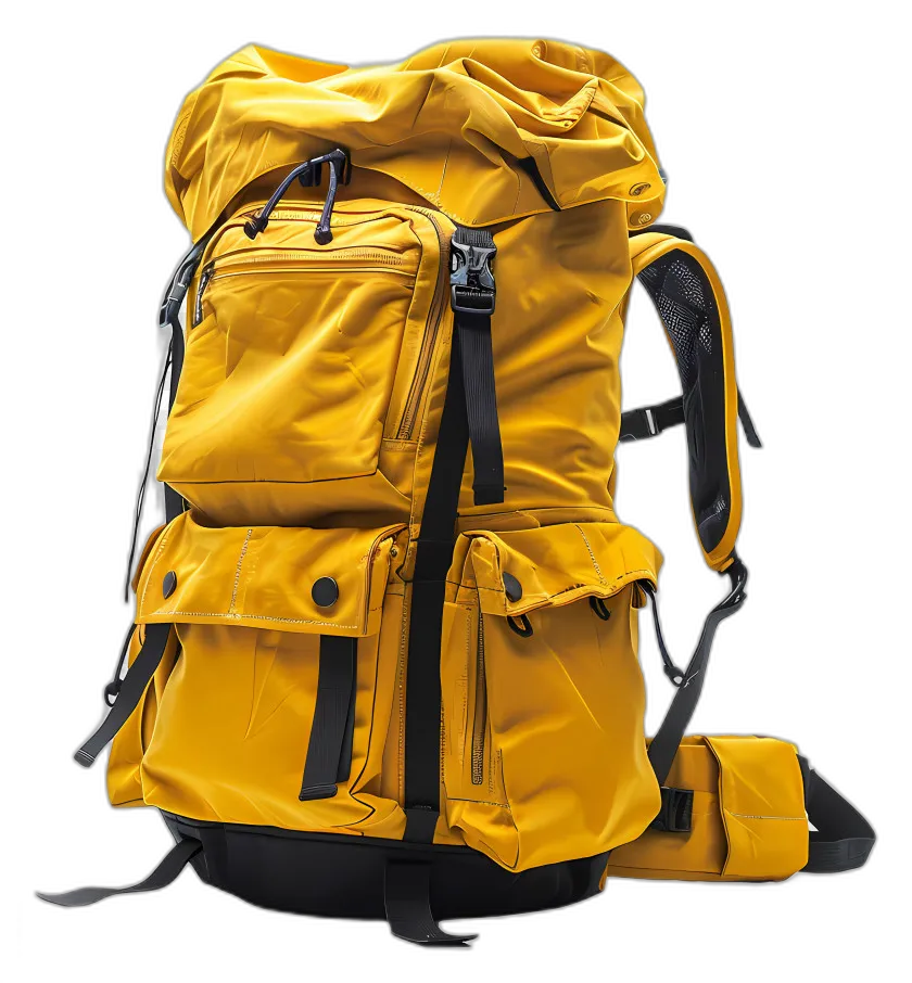Yellow Hiking Backpack