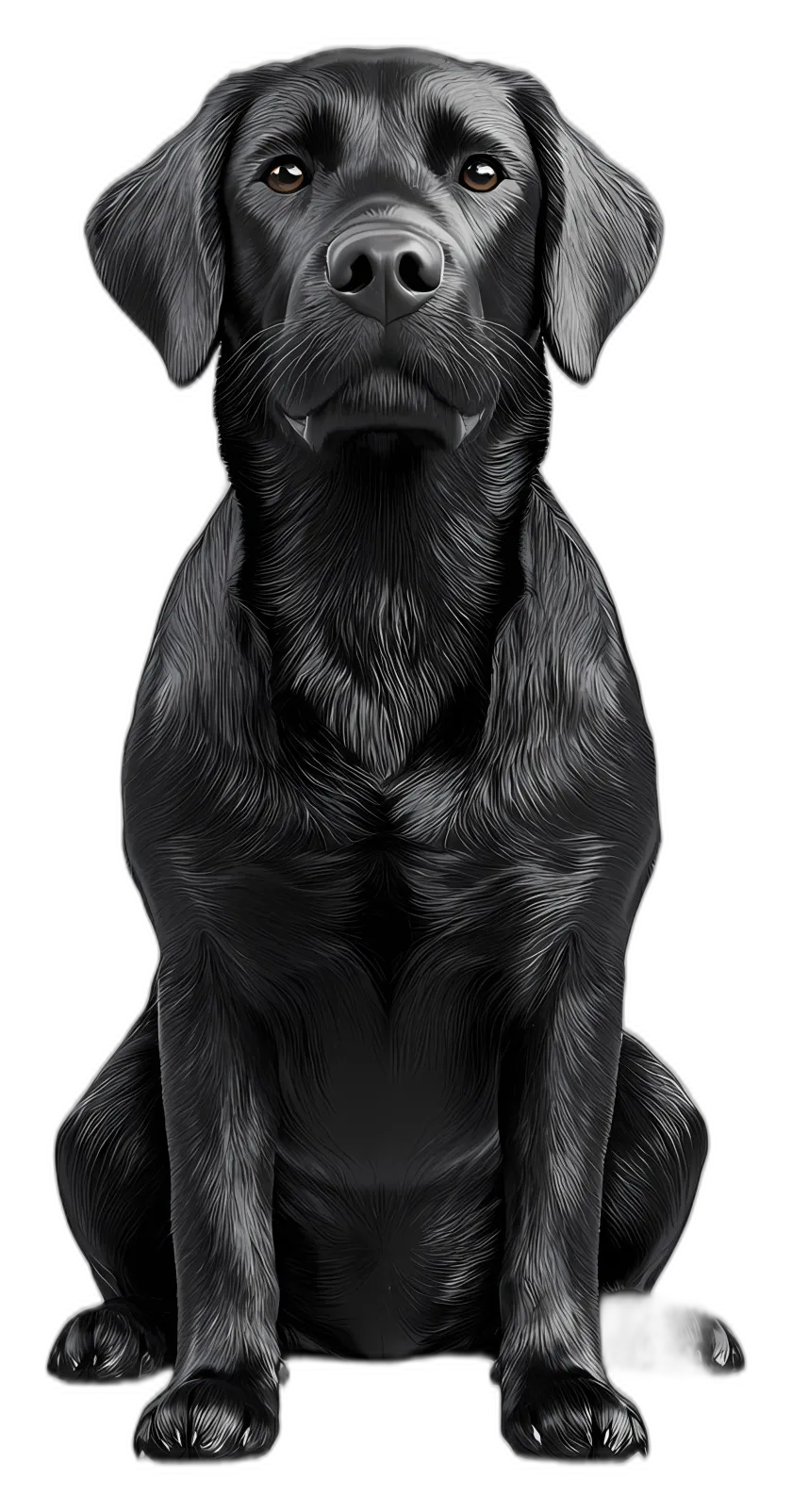 Black Labrador Retriever Dog