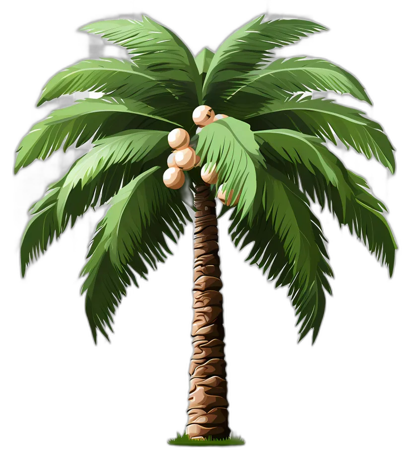 Tropical Coconut Palm Tree