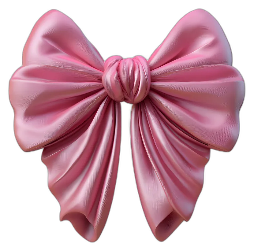 Pink Satin Bow