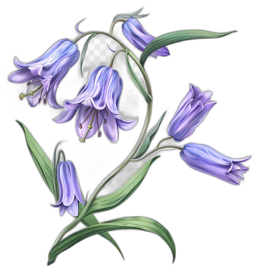 Bluebell Flower Cluster