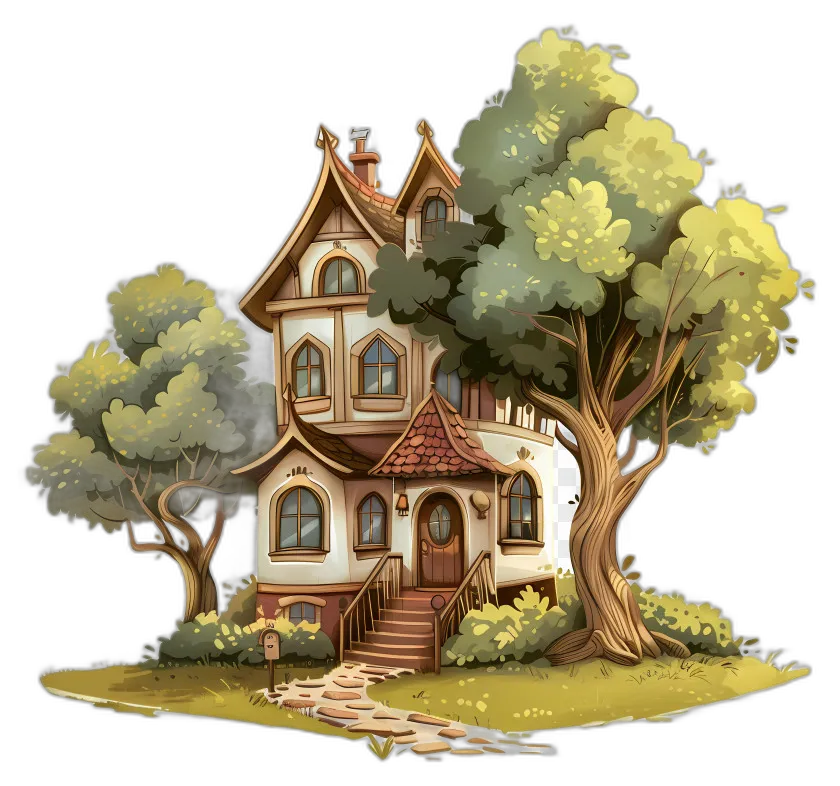Whimsical Storybook Cottage