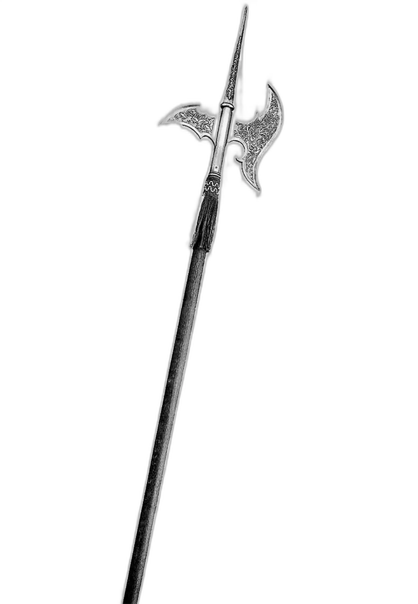 Ornate Medieval Halberd