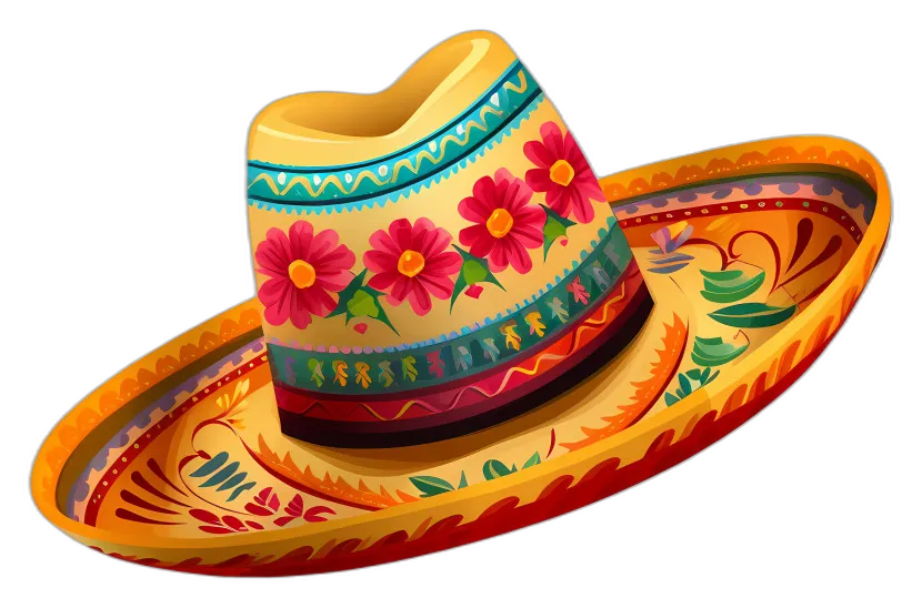 Colorful Mexican Sombrero