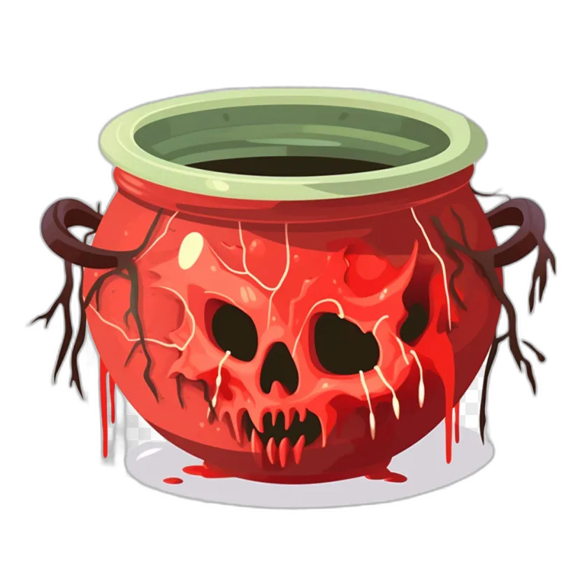 Skull Face Cauldron