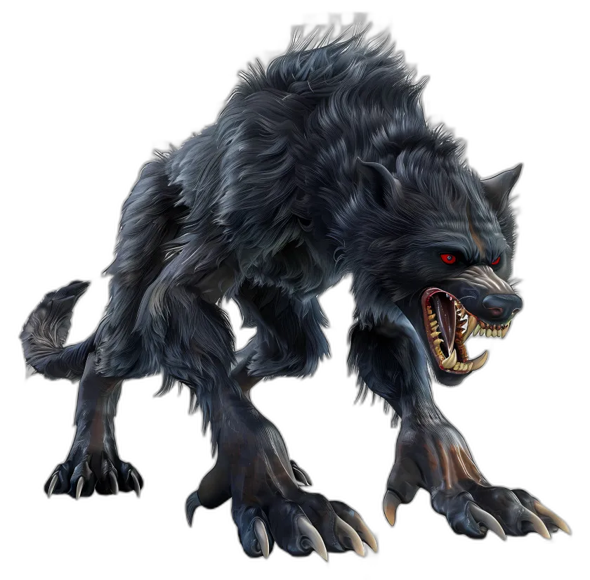 Ferocious Werewolf Character