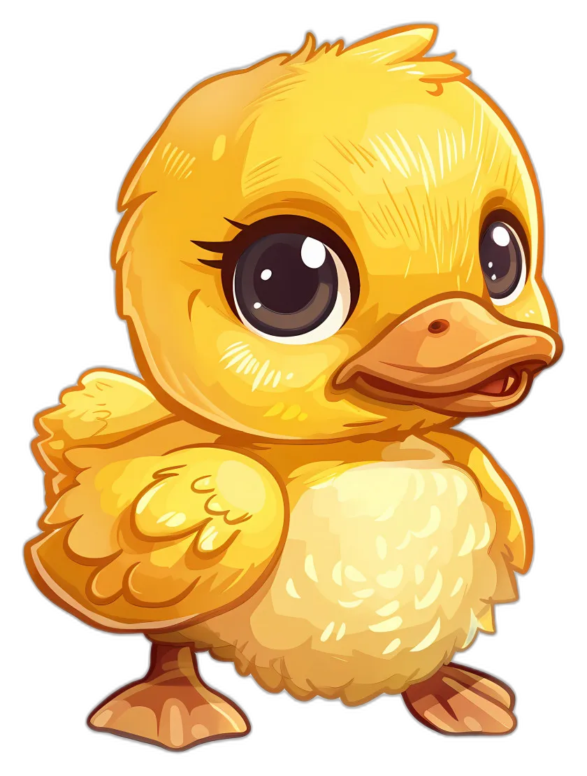 Cartoon Baby Duckling