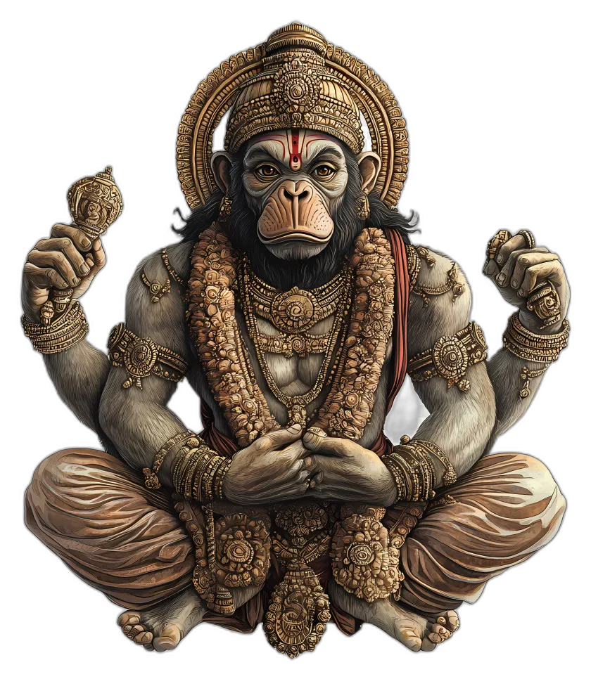 Hanuman Mythological Deity Sculpture
